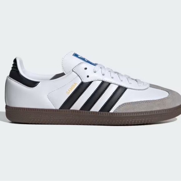 Adidas Samba OG Sneakers - White, Black, and Gray - Picture 1 of 10